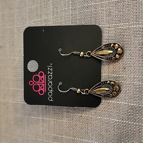 Paparazzi Earrings - Lot of 3 - Gold, Silver, Brass - Picture 4 of 4